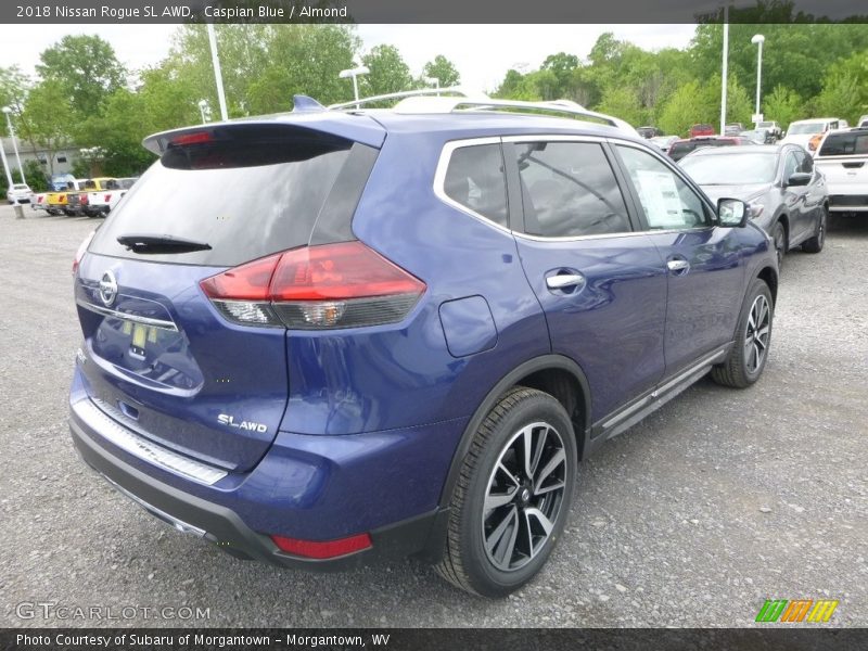 Caspian Blue / Almond 2018 Nissan Rogue SL AWD