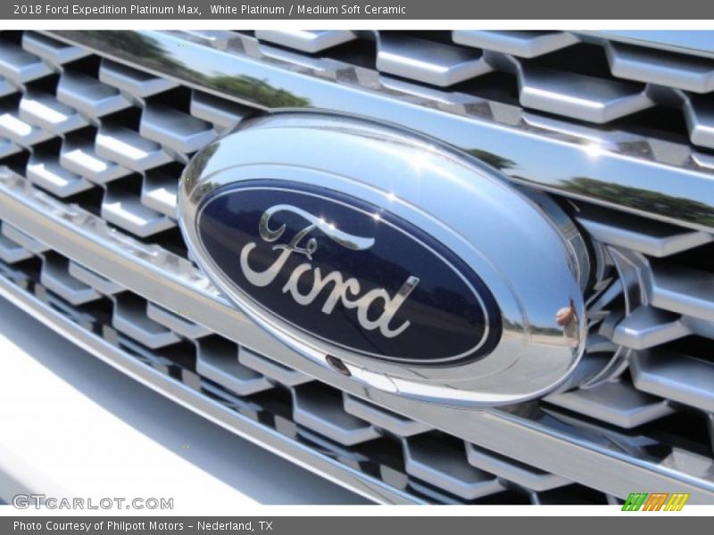 White Platinum / Medium Soft Ceramic 2018 Ford Expedition Platinum Max