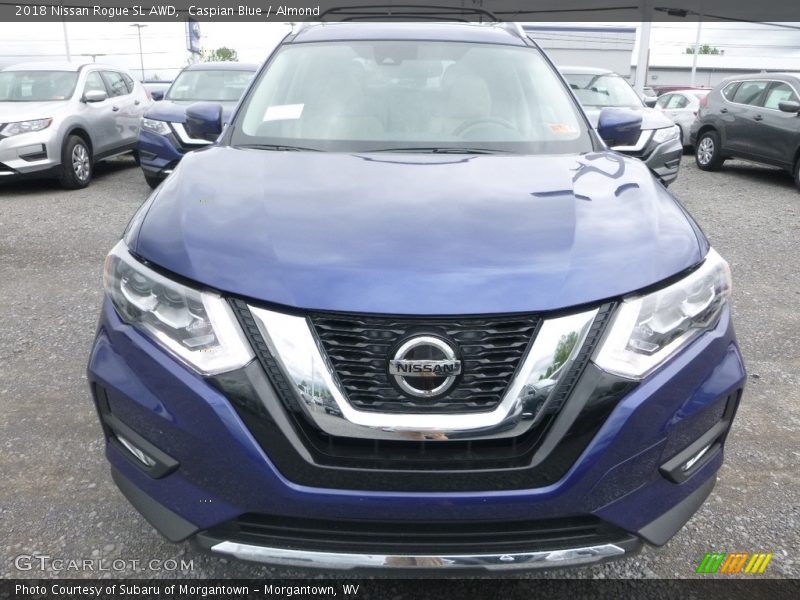 Caspian Blue / Almond 2018 Nissan Rogue SL AWD