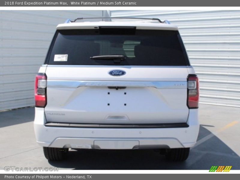 White Platinum / Medium Soft Ceramic 2018 Ford Expedition Platinum Max