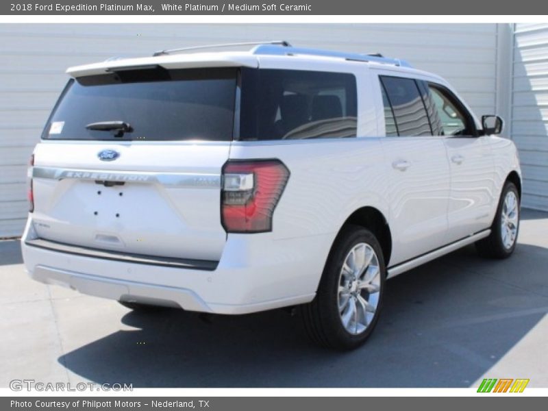White Platinum / Medium Soft Ceramic 2018 Ford Expedition Platinum Max