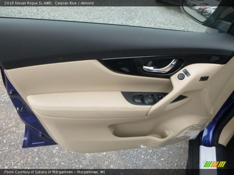 Caspian Blue / Almond 2018 Nissan Rogue SL AWD