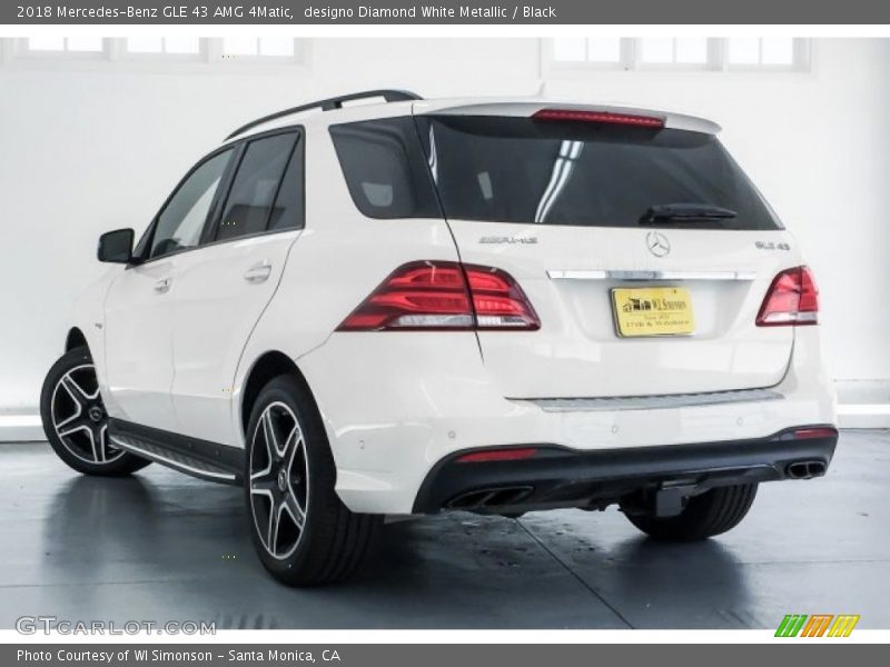 designo Diamond White Metallic / Black 2018 Mercedes-Benz GLE 43 AMG 4Matic