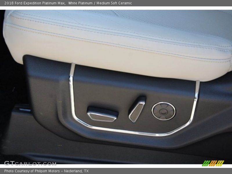 White Platinum / Medium Soft Ceramic 2018 Ford Expedition Platinum Max