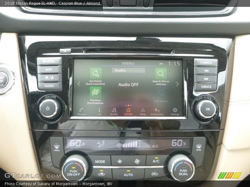 Controls of 2018 Rogue SL AWD