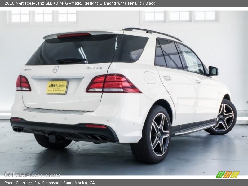 designo Diamond White Metallic / Black 2018 Mercedes-Benz GLE 43 AMG 4Matic