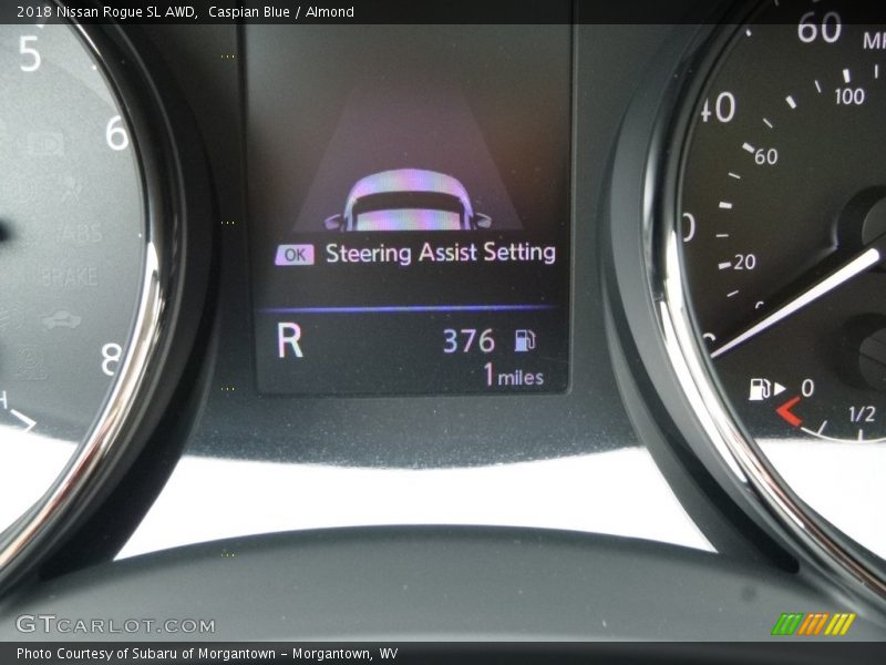Caspian Blue / Almond 2018 Nissan Rogue SL AWD