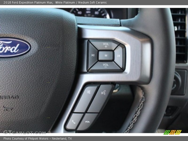 White Platinum / Medium Soft Ceramic 2018 Ford Expedition Platinum Max