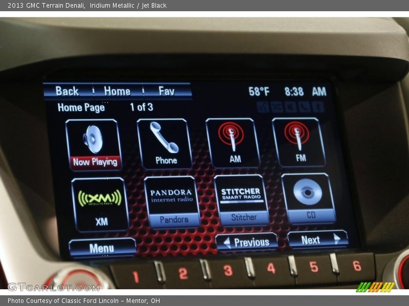 Iridium Metallic / Jet Black 2013 GMC Terrain Denali