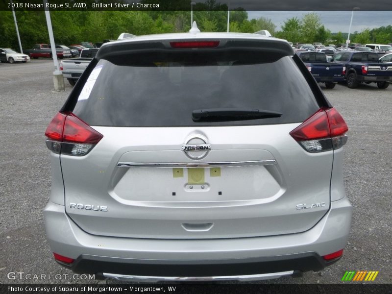Brilliant Silver / Charcoal 2018 Nissan Rogue SL AWD