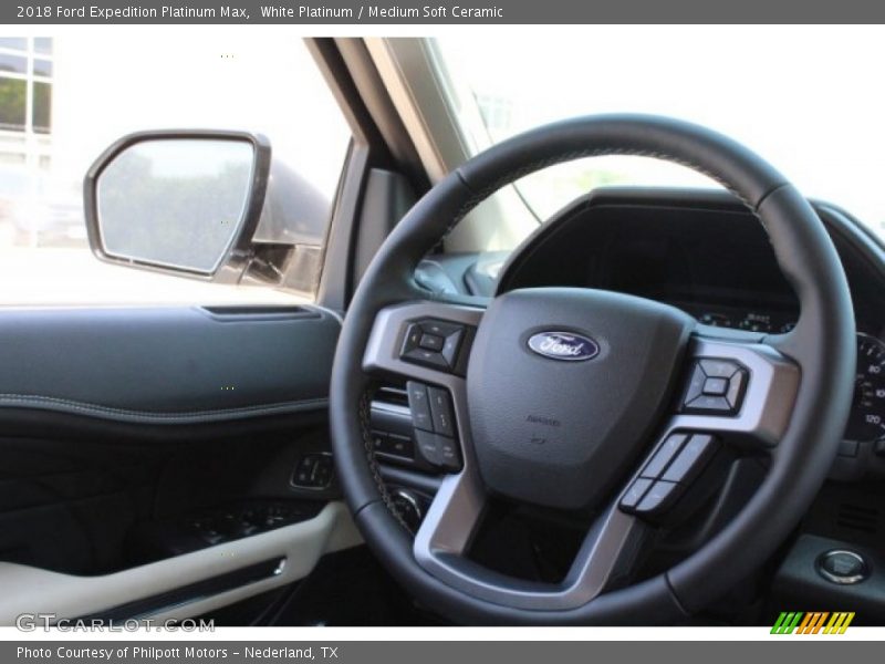 White Platinum / Medium Soft Ceramic 2018 Ford Expedition Platinum Max