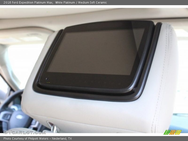 White Platinum / Medium Soft Ceramic 2018 Ford Expedition Platinum Max