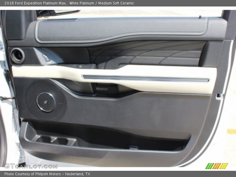 White Platinum / Medium Soft Ceramic 2018 Ford Expedition Platinum Max