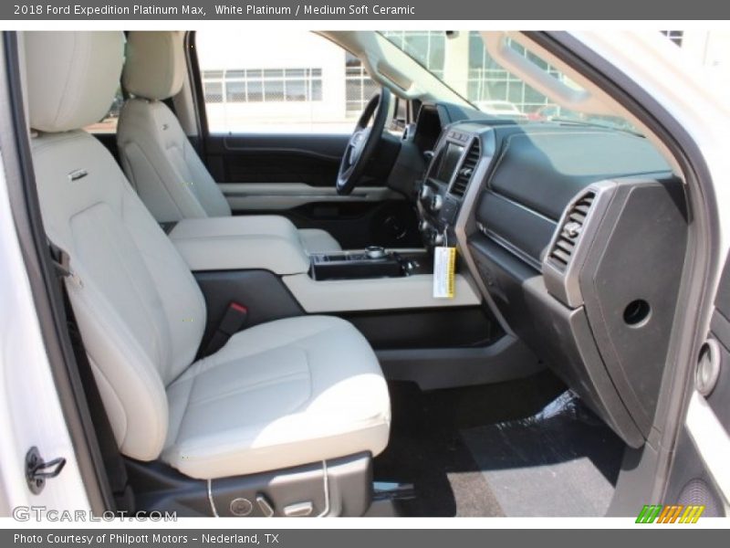 White Platinum / Medium Soft Ceramic 2018 Ford Expedition Platinum Max