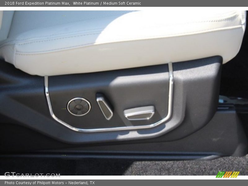 White Platinum / Medium Soft Ceramic 2018 Ford Expedition Platinum Max
