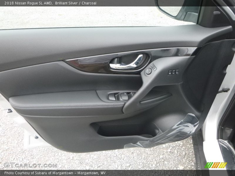 Brilliant Silver / Charcoal 2018 Nissan Rogue SL AWD