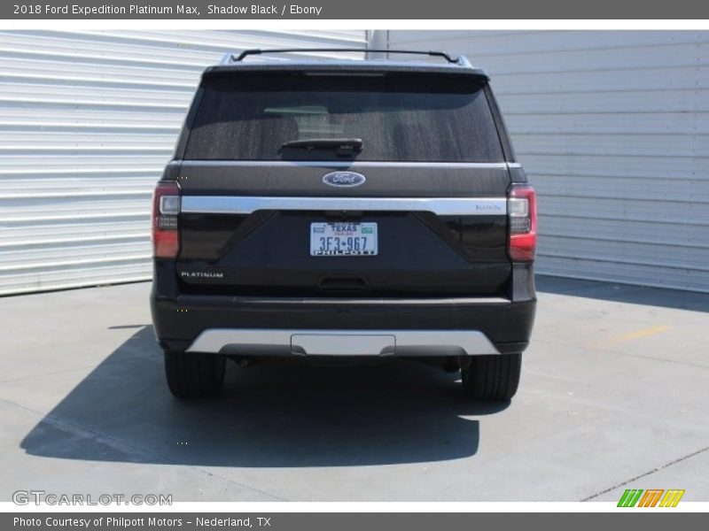 Shadow Black / Ebony 2018 Ford Expedition Platinum Max