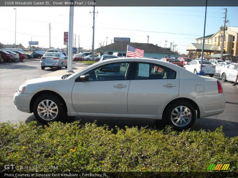 Dover White Pearl / Gray 2008 Mitsubishi Galant ES