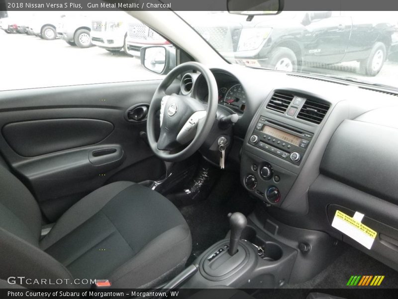 Gun Metal Metallic / Charcoal 2018 Nissan Versa S Plus