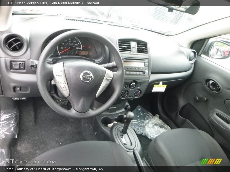 Gun Metal Metallic / Charcoal 2018 Nissan Versa S Plus