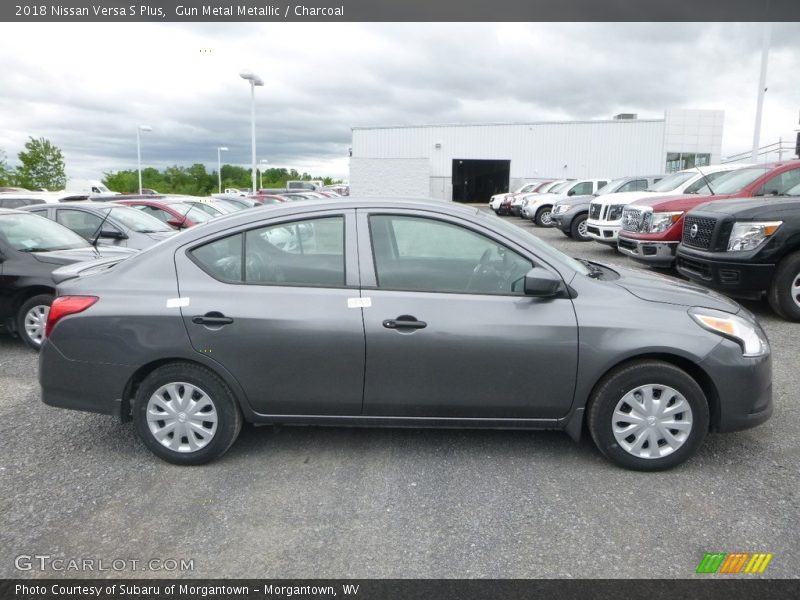 Gun Metal Metallic / Charcoal 2018 Nissan Versa S Plus