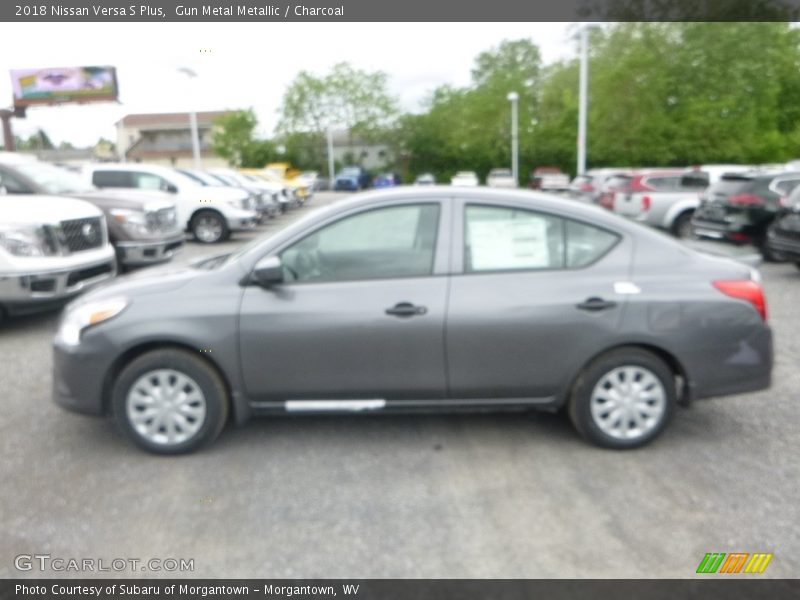 Gun Metal Metallic / Charcoal 2018 Nissan Versa S Plus