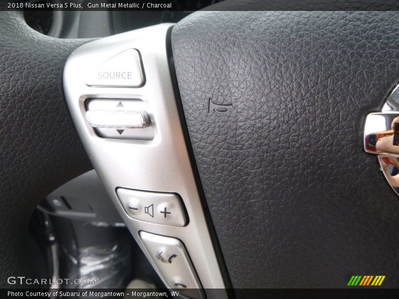 Gun Metal Metallic / Charcoal 2018 Nissan Versa S Plus