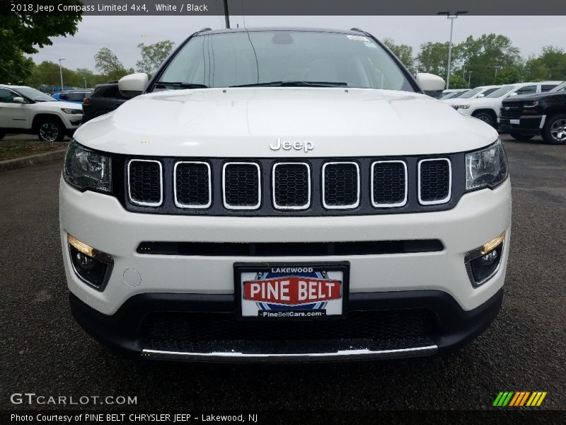 White / Black 2018 Jeep Compass Limited 4x4