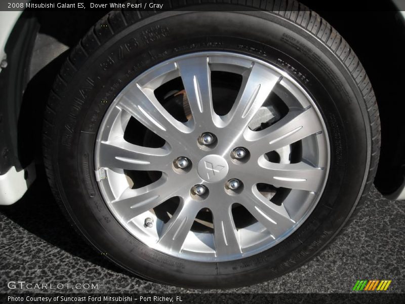 Dover White Pearl / Gray 2008 Mitsubishi Galant ES