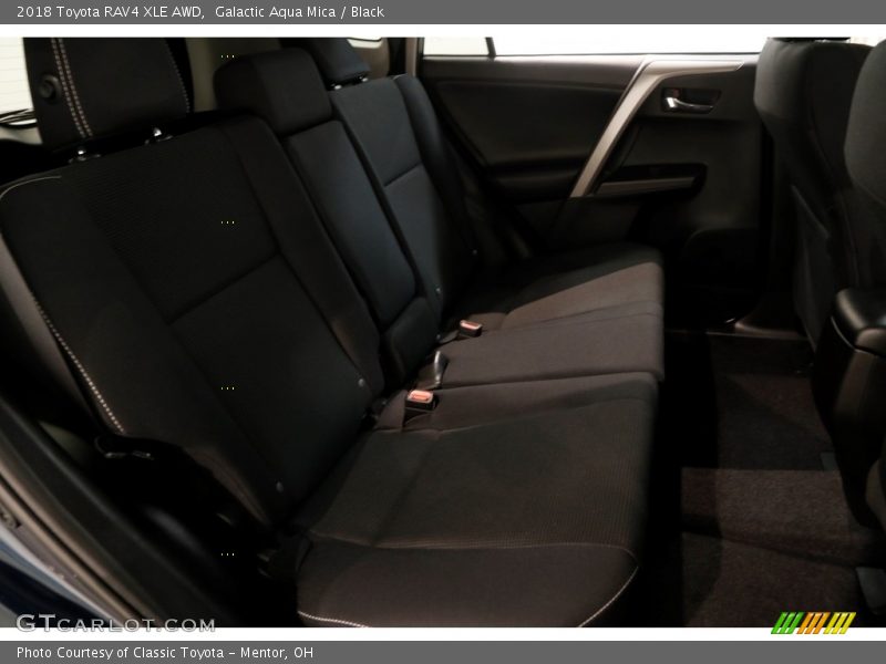 Galactic Aqua Mica / Black 2018 Toyota RAV4 XLE AWD