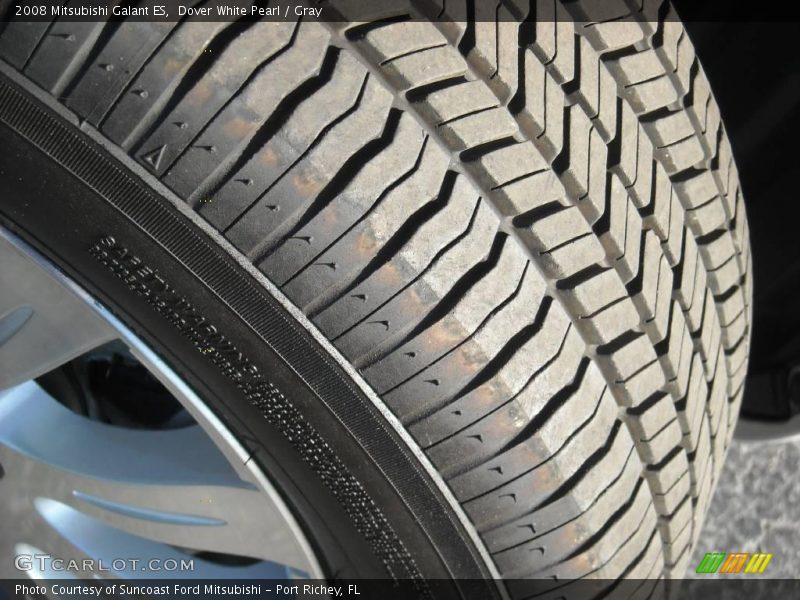 Dover White Pearl / Gray 2008 Mitsubishi Galant ES
