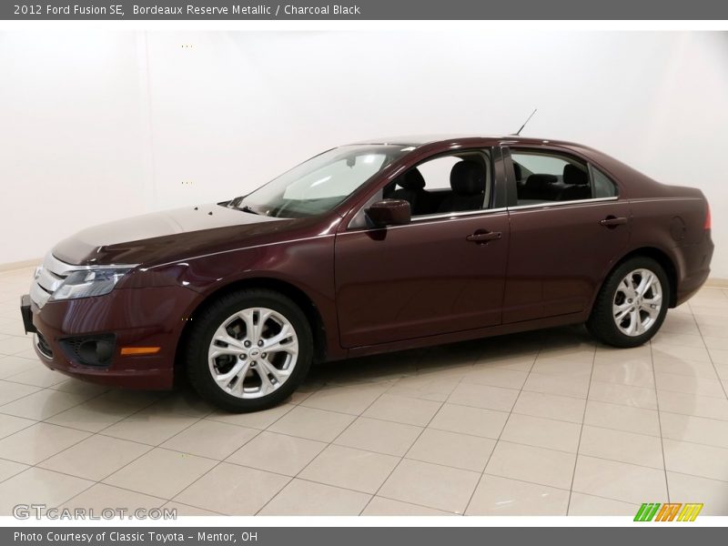 Bordeaux Reserve Metallic / Charcoal Black 2012 Ford Fusion SE