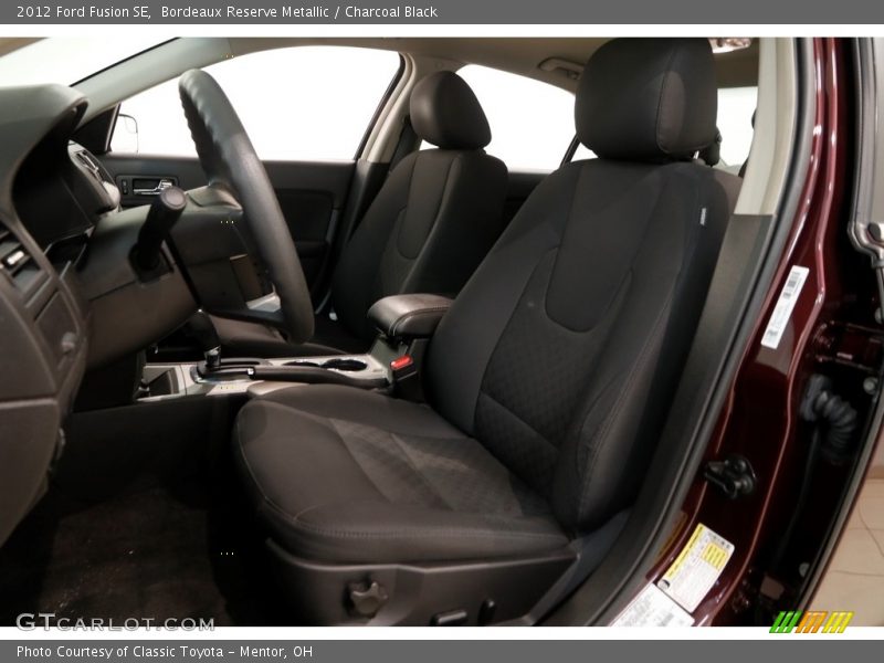 Bordeaux Reserve Metallic / Charcoal Black 2012 Ford Fusion SE