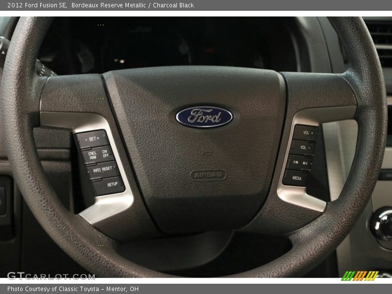 Bordeaux Reserve Metallic / Charcoal Black 2012 Ford Fusion SE