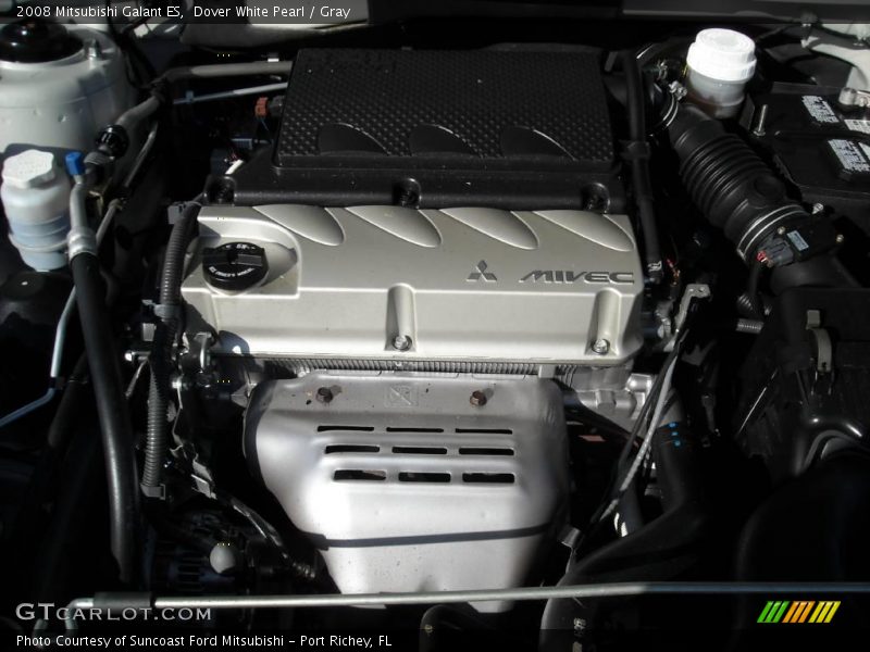Dover White Pearl / Gray 2008 Mitsubishi Galant ES