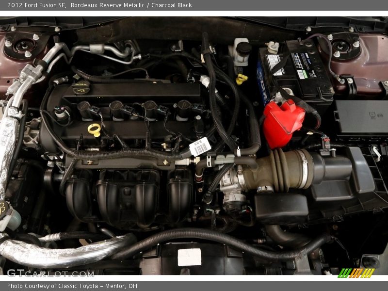 Bordeaux Reserve Metallic / Charcoal Black 2012 Ford Fusion SE