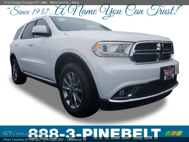 White Knuckle / Black 2018 Dodge Durango SXT AWD