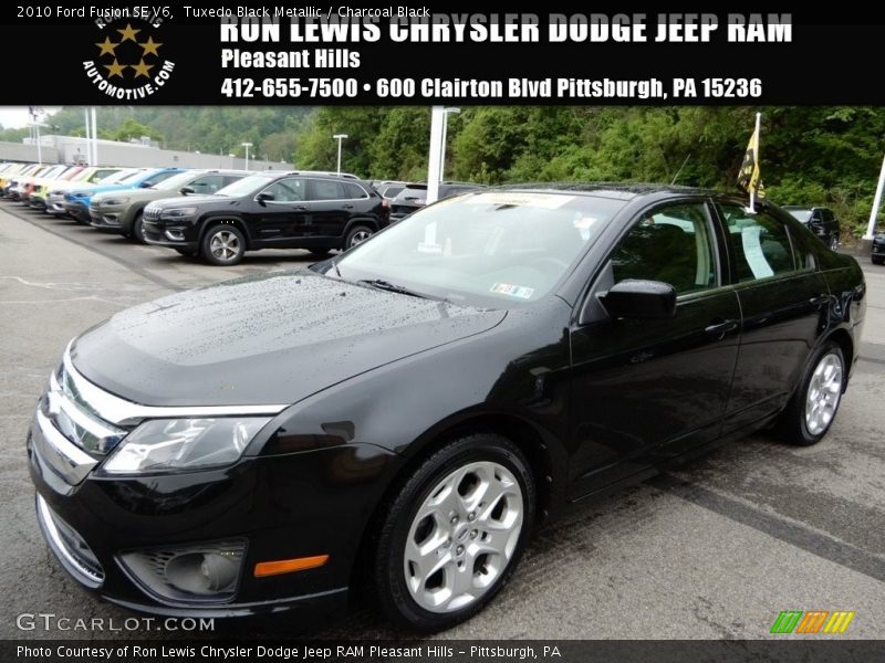 Tuxedo Black Metallic / Charcoal Black 2010 Ford Fusion SE V6