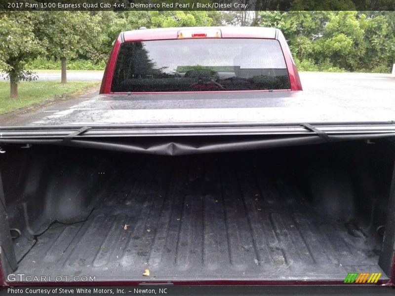 Delmonico Red Pearl / Black/Diesel Gray 2017 Ram 1500 Express Quad Cab 4x4