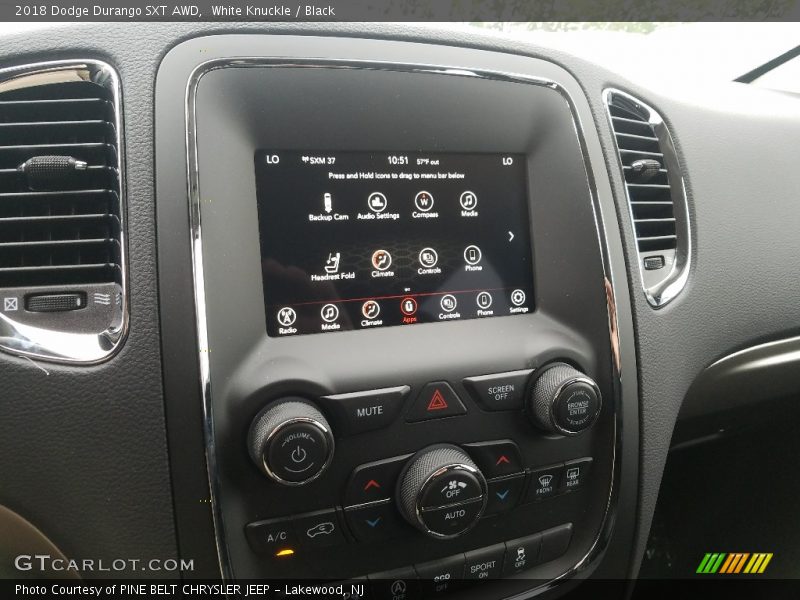 White Knuckle / Black 2018 Dodge Durango SXT AWD