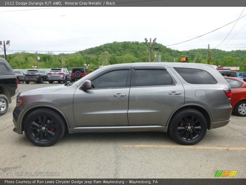 Mineral Gray Metallic / Black 2012 Dodge Durango R/T AWD