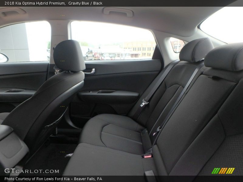 Gravity Blue / Black 2018 Kia Optima Hybrid Premium