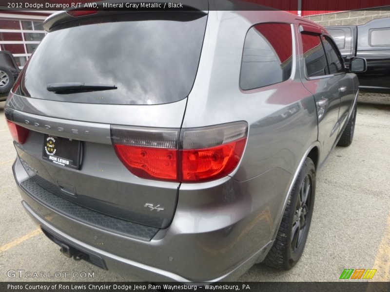 Mineral Gray Metallic / Black 2012 Dodge Durango R/T AWD