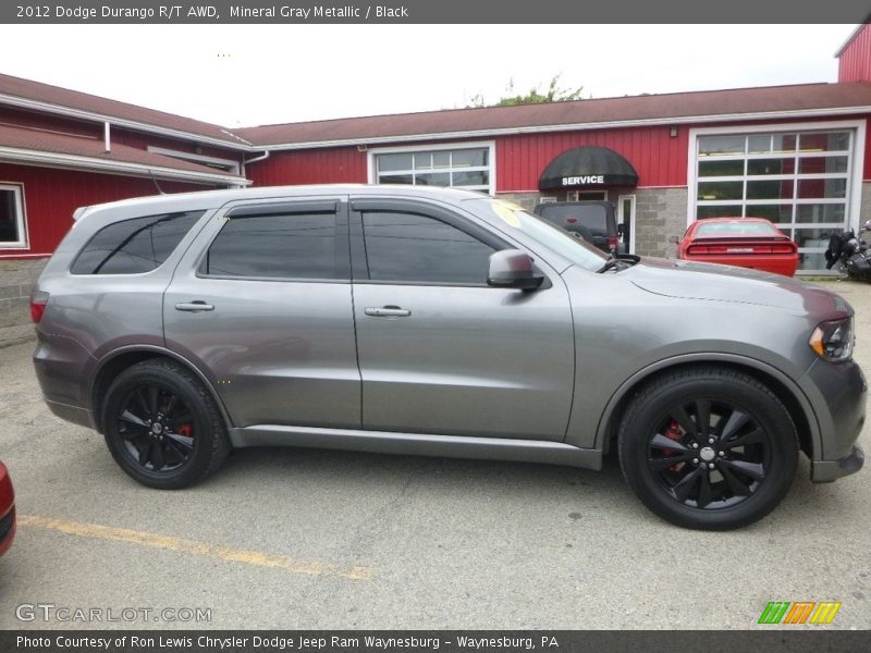 Mineral Gray Metallic / Black 2012 Dodge Durango R/T AWD