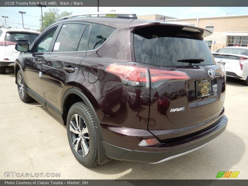 Black / Black 2018 Toyota RAV4 XLE AWD