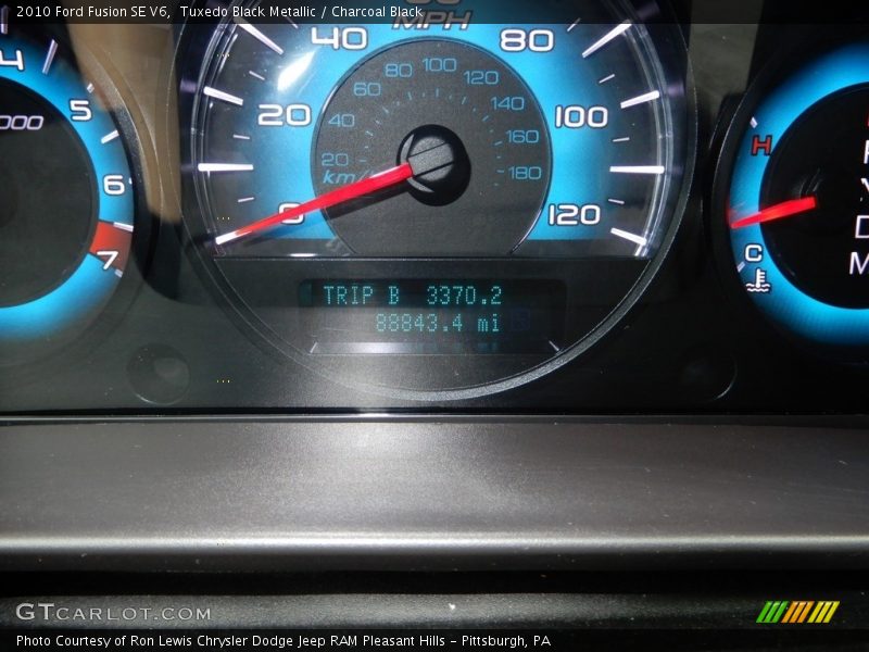 Tuxedo Black Metallic / Charcoal Black 2010 Ford Fusion SE V6