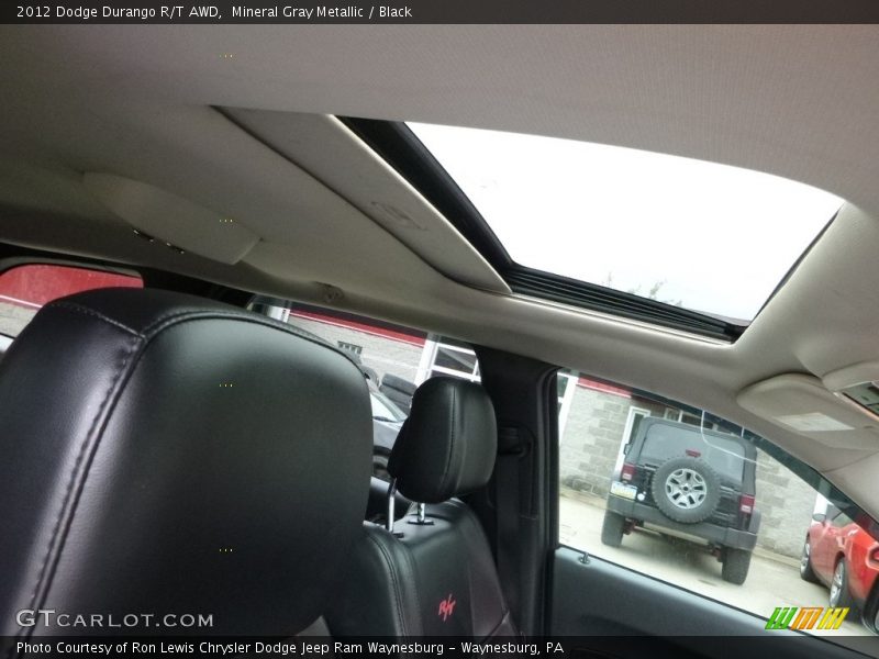 Mineral Gray Metallic / Black 2012 Dodge Durango R/T AWD