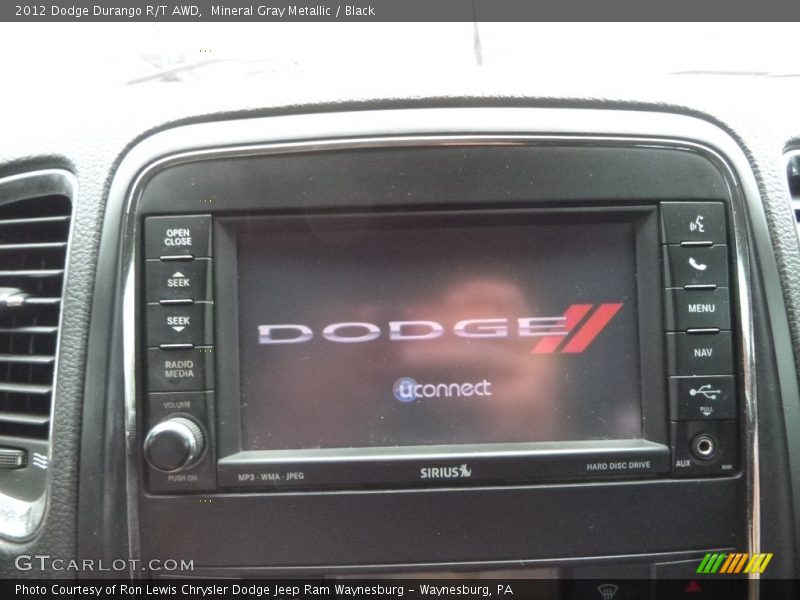 Mineral Gray Metallic / Black 2012 Dodge Durango R/T AWD