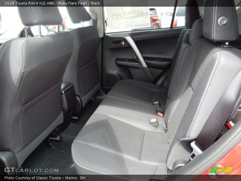 Ruby Flare Pearl / Black 2018 Toyota RAV4 XLE AWD