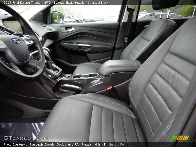 Tuxedo Black Metallic / Charcoal Black 2015 Ford Escape Titanium 4WD